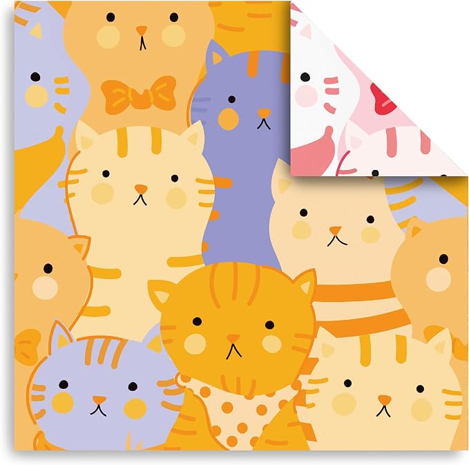 Origami Paper Kit 100 Sheets 6 Inch Square Double Sided Color 20 Vivid Colors - Image 7