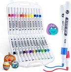 M&G 24 Colors Acrylic Paint Pens Markers Stocking Stuffers, Paint Pens by MG