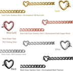 Permanent Couples Bracelet Kit – Locking Heart Clasp DIY Bracelet Set - Image 5