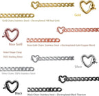 Permanent Couples Bracelet Kit – Locking Heart Clasp DIY Bracelet Set - Image 5