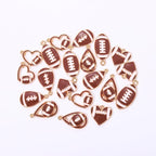 20PCS Sports Charms Enamel Basketball Baseball Pendant Charms - Image 5