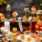 DIYDEC 24pcs Halloween Mini Resin Pumpkins, Tiny Figurines to Hide Toys - Image 6