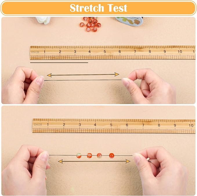 Black Elastic Stretchy String, Paxcoo Stretch Bead Cord - Image 4