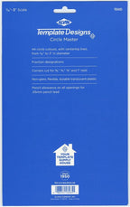 Alvin, Circle Guide Template, 44 Circles, 7 inches x 9.25 inches x .030 inches - Image 2