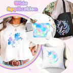 HTVSTD Holographic HTV Heat Transfer Vinyl 10pcs 12×10in Iron on Vinyl | - Image 4