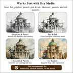 9 x 12 inches Sketch Book, Top Spiral Bound Sketch Pad, 4 Pack 100 Sheets Each - Image 6