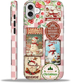 Case for iPhone 16, Scratch Resistant Hybrid Double Layer Hard Shell，Vintage by Toulas