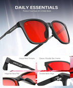 ANYLUV Blue Light Glasses for Men, Lightweight Computer Gaming Glasses - Image 3
