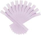 ANPURZII 10PCS #3 12 Inch Light Purple Invisible Zippers by Unknown