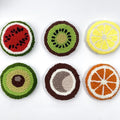 Avtytsda 6PCS Punch Needle Coaster Kit, Easy Punch Needle DIY Embroidery Set by Avtytsda