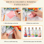 Libima 100 Pcs DIY Sand Art and Craft Kit Include Plastic Sand Art Bottles - Image 5