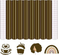 Tintnut Skin Tone Permanent Vinyl 8 Pcs 12''x10'' Dark Cacao Adhesive Vinyl | by Tintnut