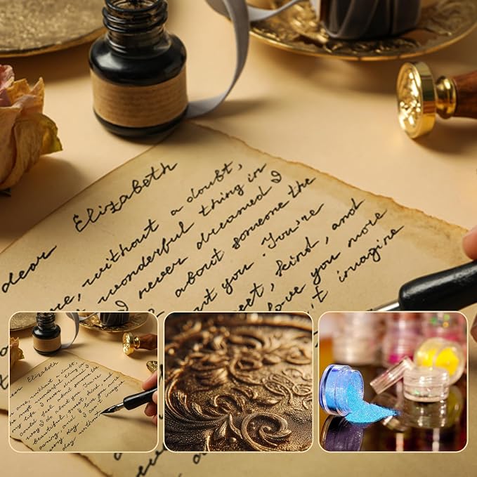 Heigble 6 Pcs 0.5 Ounce Glitter Embossing Powder Set - Image 7