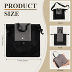Collapsible Rock Collection Bag Foraging Pouch, Adjustable Waistband Mesh Bag - Image 2