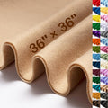 XSEINO Tan Large Felt Fabric 36" X 36 ", 1.4 mm Thick Soft Felt Fabric Sheet by XSEINOiscreating%EF%BC%81