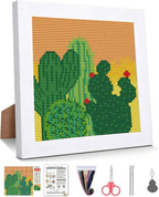 WUSARPLY Cactus Stamped Cross Stitch Kits by WUSARPLY
