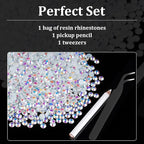 2500pcs 5mm Resin Rhinestones Bulk - Image 4
