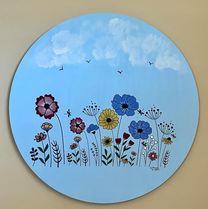 Flower Stencils for Painting Wildflower Stencils Reusable Floral Stencil for - Image 6