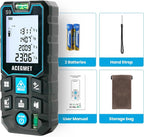 Laser Measure, ACEGMET Laser Measurement Tool Backlit LCD - Image 9