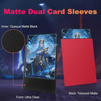 200 Pack Card Sleeves, Matte Dual Trading Card Sleeves - Image 2
