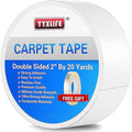 YYXLIFE Double Sided Carpet Tape, 2Inch x 20 Yards, by YYXLIFE