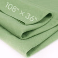 Sage Green Felt Fabric Sheet 108" X 36", 1.4mm Thick Large Soft Durable by MITINU