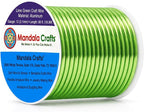 Mandala Crafts 12 Gauge Lime Green Anodized Aluminum Craft Wire, 60 FT | Colored by MandalaCrafts