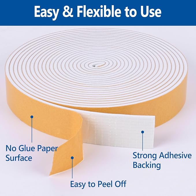 Self-Adhesive High Density Foam Insulation Strips - Image 3