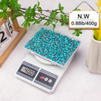 0.88 Lb Turquoise Aquarium Gravel Rocks Betta Fish Tank Pebbles, Polished - Image 9