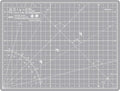 Elan Cutting Mat A4 Gray, Self Healing Cutting Mat 9x12 Inch, 5-Ply Craft Board by Elan
