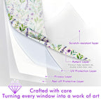 SOMWISE Rainbow Window Privacy Film, Heat Control, UV Blocking, Anti-Glare - Image 2