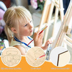 COCHIE 10PCS Large Fall Unfinished Wood Crafts to Paint - Image 3