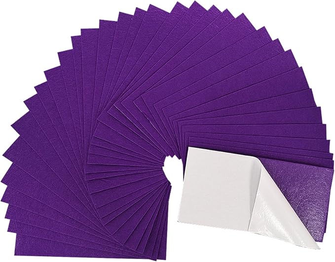 Jtnohx Self Adhesive Felt Sheets, Sticky Fabric Square by Jtnohx