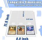 7200 Pockets Trading Card Binder Sleeves, Baseball Card Sleeves Fit - Image 2