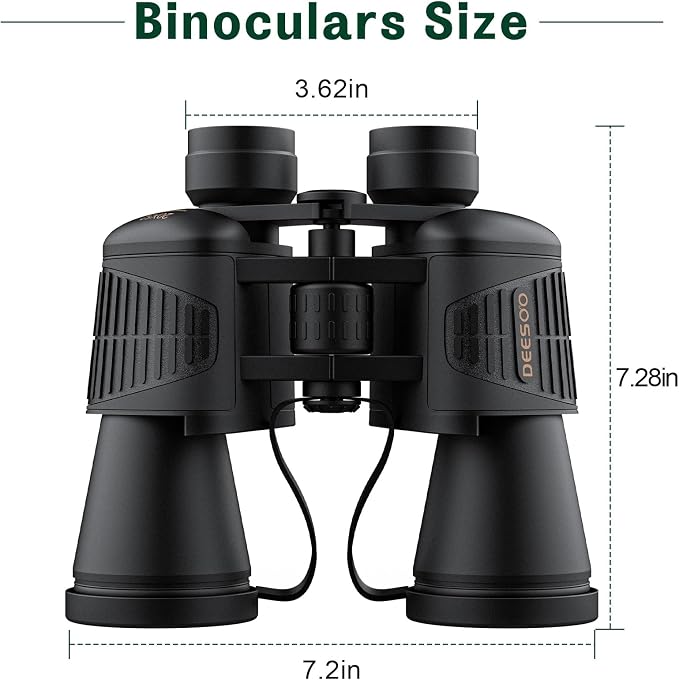 20x52 Binoculars for Adults High Powered | HD Vision, Large View, BAK4 Porro - Image 7