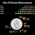 5000pcs 3mm Resin Rhinestones Bulk - Image 3