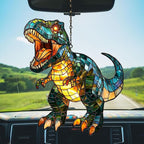 Fierce T-rex Acrylic Suncatcher Stained Glass Effect Window Car Hanging - Image 5