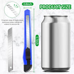 4 Pack Box Cutter, 9mm Snap-off Utility Knife, Box Cutter Retractable - Image 3