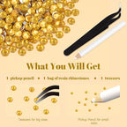 1500PCS 6mm Resin Rhinestones Bulk - Image 5