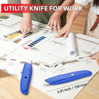 DIYSELF Utility Knife, 20 Pack Heavy Duty Box Cutter Retractable, Box Cutter - Image 6