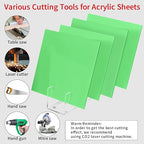 1/8 Thick 10 x 10 inch Acrylic Sheets - Image 3