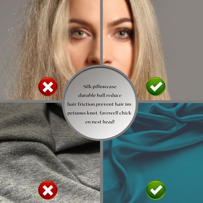 Silk Pillow Cases 2 Pack Soft Breathable and Sliky King Size Pillow Cases Set - Image 5