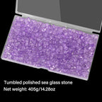 QEQEKAKA Sea Glass Stones for Crafts About 0.5LB Glass Pebbles Gemstones Bulk - Image 5