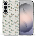 for Samsung Galaxy S26+ Case, Cute Duck Pattern Glossy 2 in 1 Shockproof Bumper - Image 2