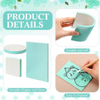 Innconee 18 Pcs Rubber Stamp Carving Blocks Linoleum Blocks 4"x6" and 2"x2" - Image 3