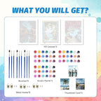 PHANTASYART 3 Pack Paint by Numbers Kit - Image 6