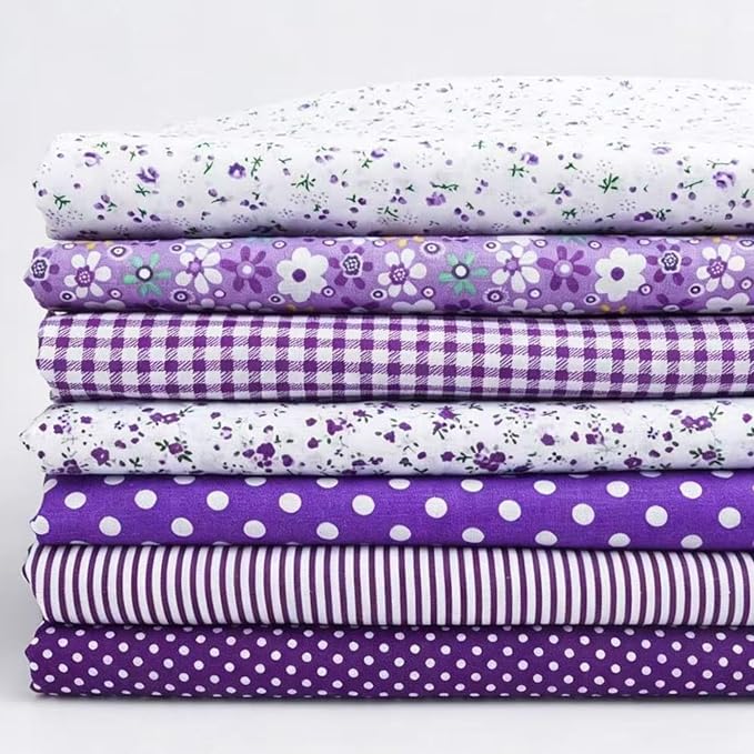 Cotton Fabric DIY Making Supplies Quilting Patchwork Fabric Fat Quarter Bundles by LMAEZNER