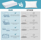 Cooling Pillows Queen Size Set of 2, Memory Foam Bed Pillows - Image 2