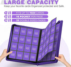Premium Card Binder 16 Pocket, Trading Card Binder Holds up to 1000+Cards - Image 2