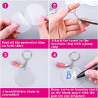 Audab Acrylic Keychain Blanks Kit - Image 5
